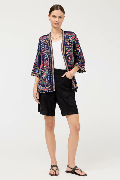 JANICY BERMUDA SHORT - Johnny Was Exclusive