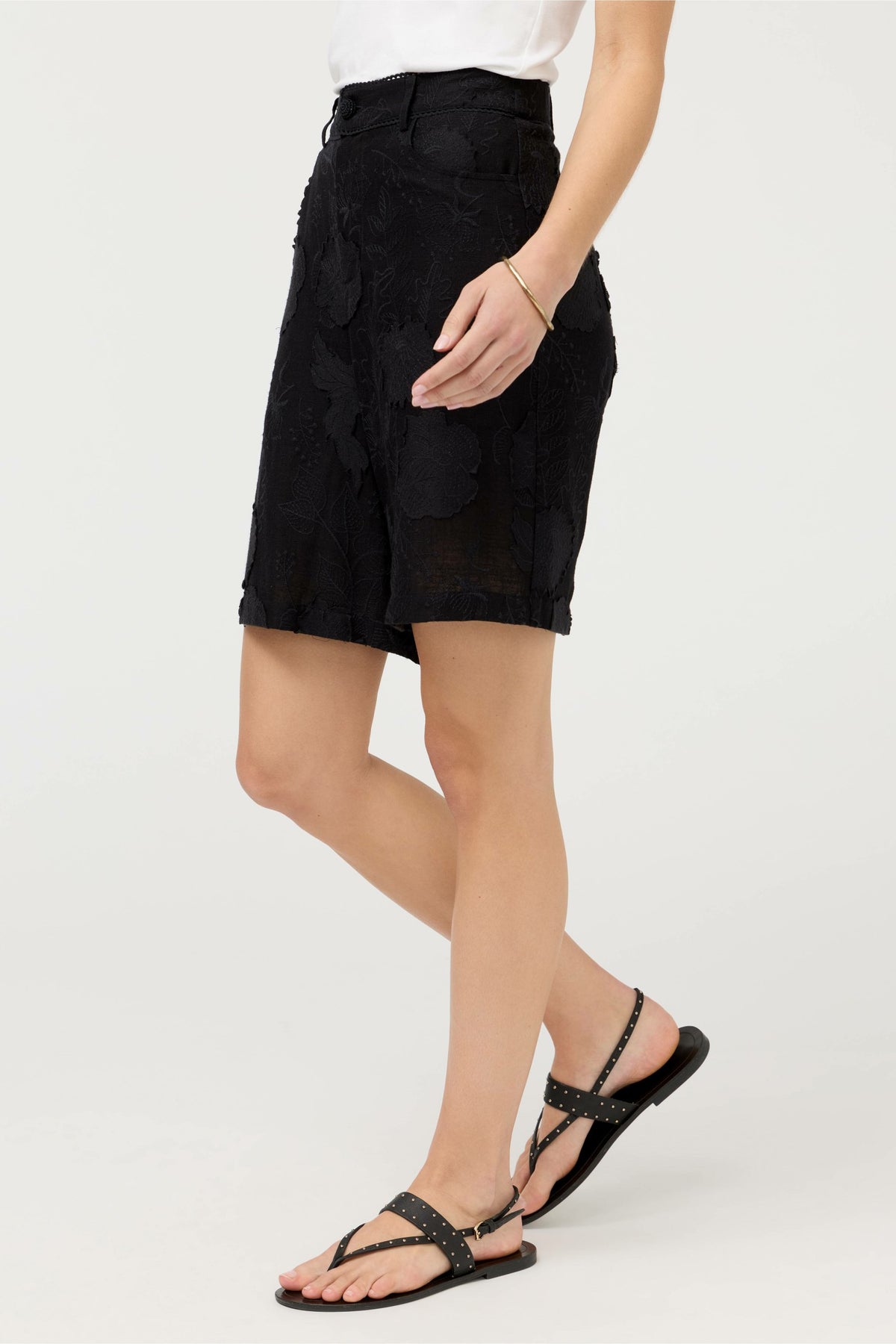 JANICY BERMUDA SHORT - Johnny Was Exclusive
