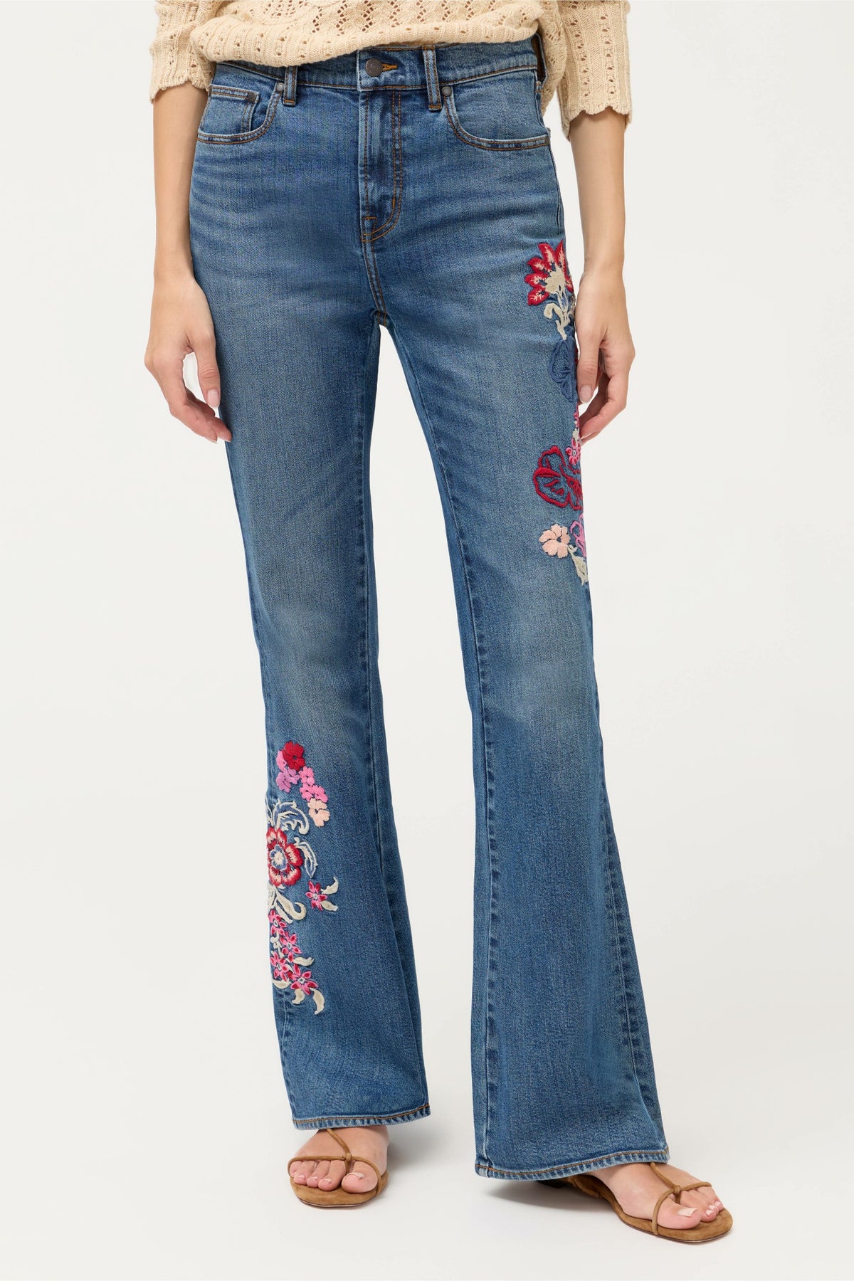THE HIGH RISE FLARE JEAN - Johnny Was New