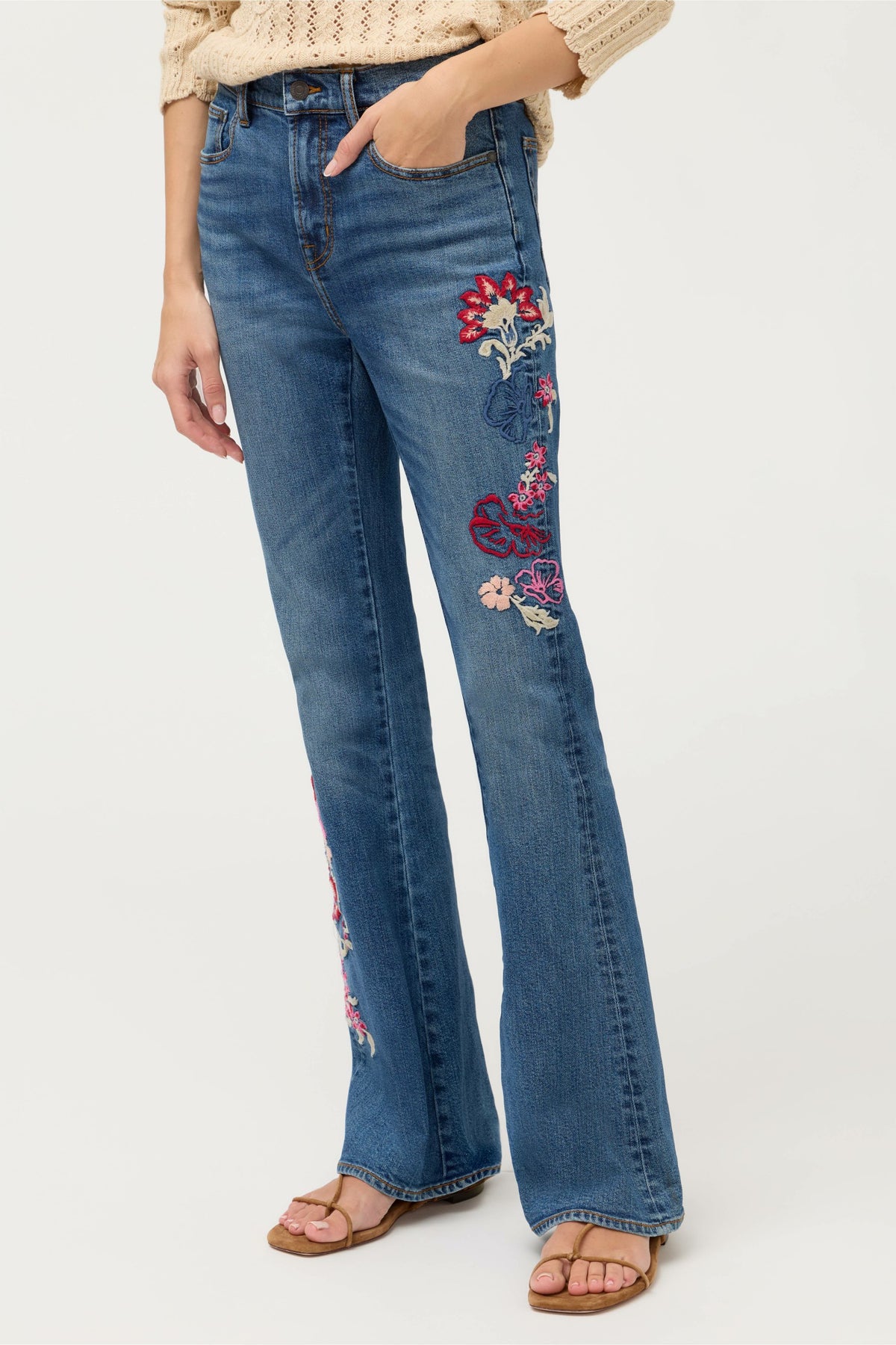 THE HIGH RISE FLARE JEAN - Johnny Was New