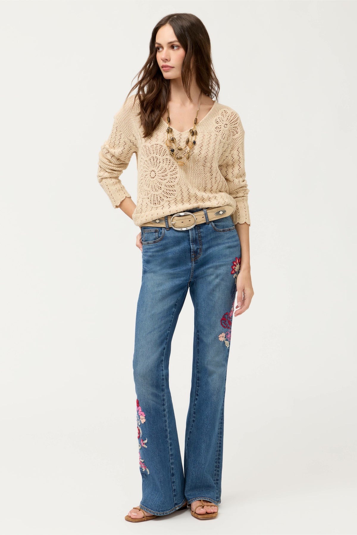 THE HIGH RISE FLARE JEAN - Johnny Was New
