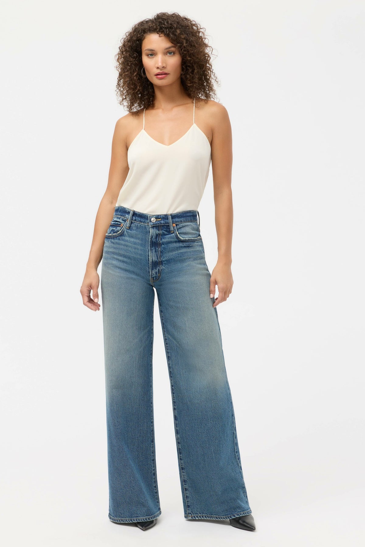 COLLETTE WIDE LEG JEAN - Johnny Was Featured