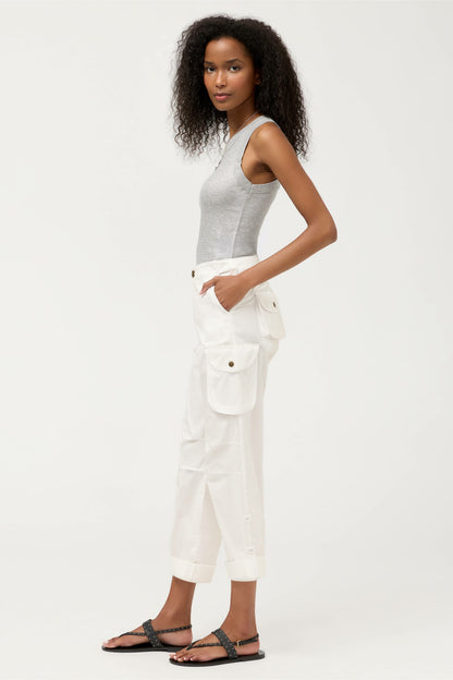 POPLIN CARGO PANT - Johnny Was Popular