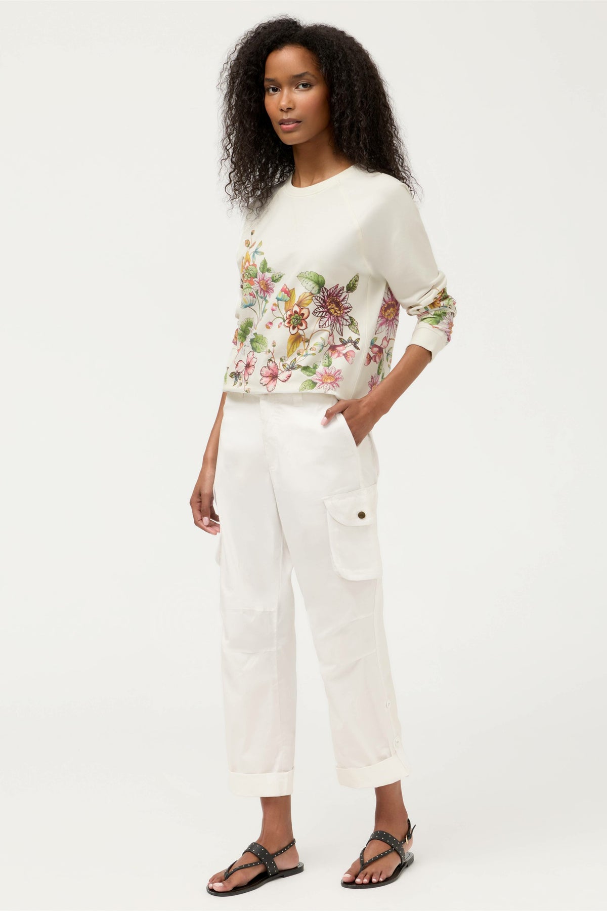 POPLIN CARGO PANT - Johnny Was Popular