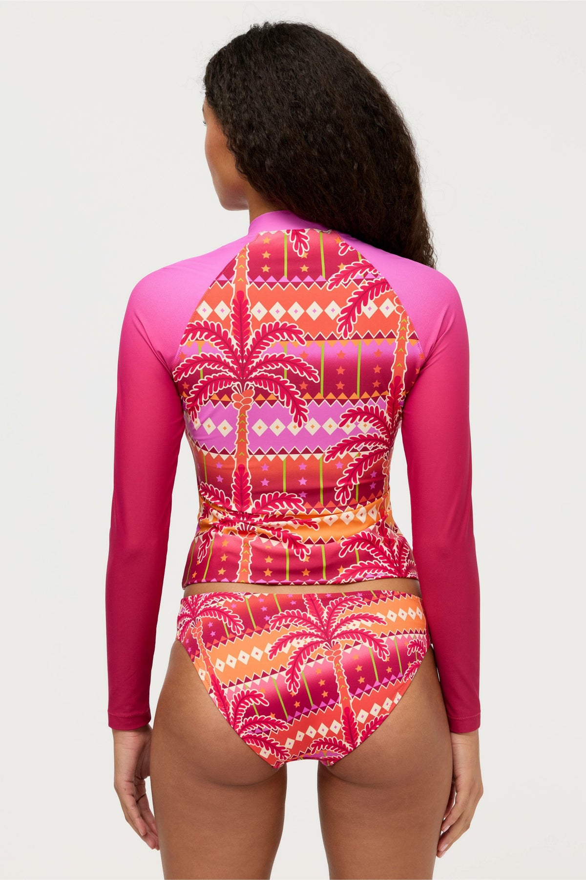 ZAHARA LONG SLEEVE SURF SHIRT - Johnny Was Featured