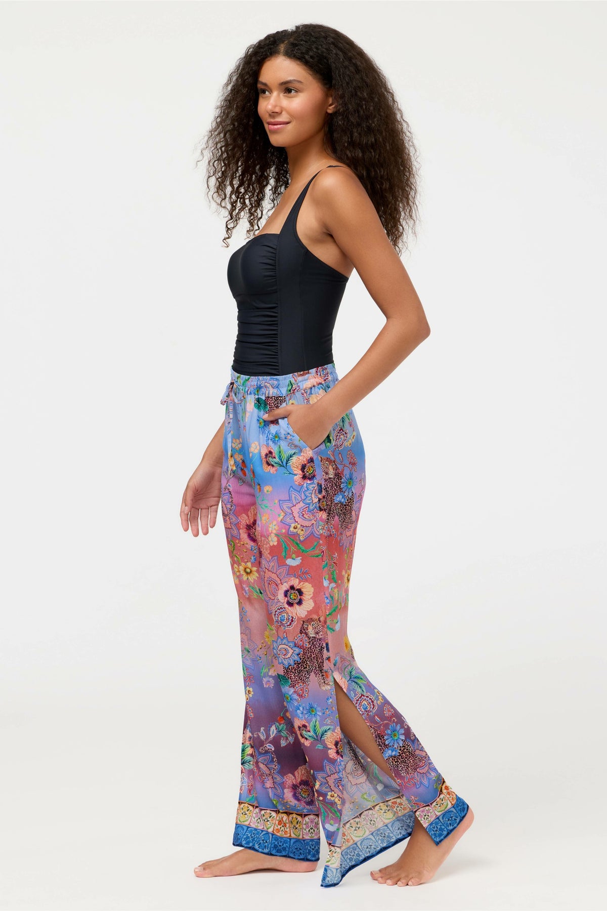 LILLIANA SPLIT PANT - Johnny Was Signature