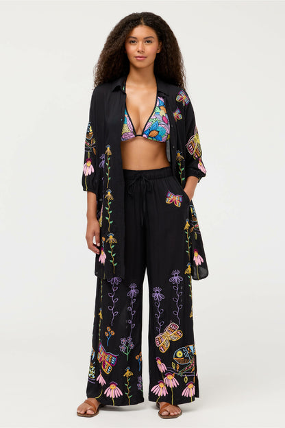 JW X ASHLEY PERCIVAL WIDE LEG PANT - Johnny Was Trending