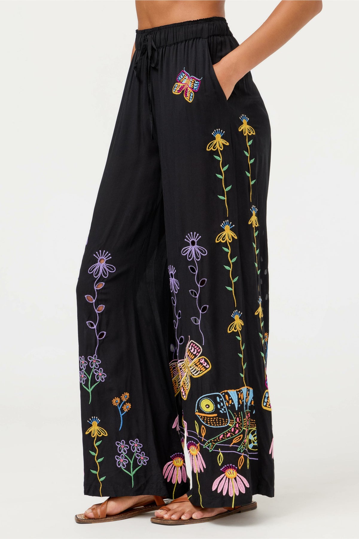 JW X ASHLEY PERCIVAL WIDE LEG PANT - Johnny Was Trending