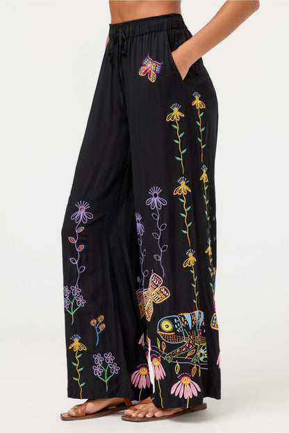 JW X ASHLEY PERCIVAL WIDE LEG PANT - Johnny Was Trending
