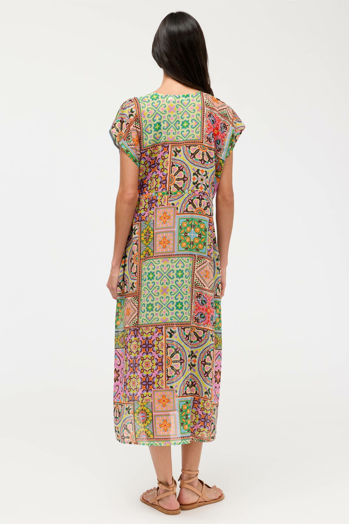 LANTHE V-NECK KAFTAN DRESS - Johnny Was Recommended