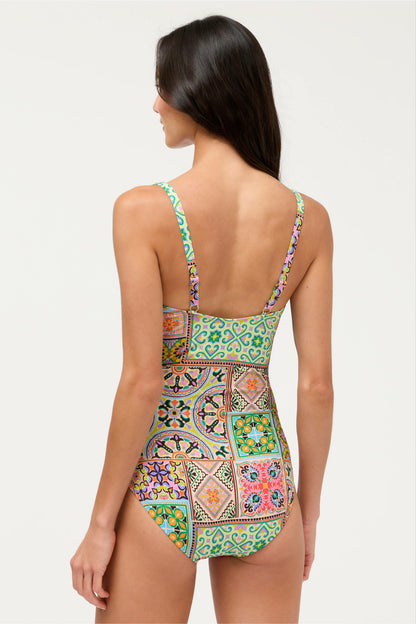 MARILYN RUCHED ONE PIECE - Johnny Was Exclusive