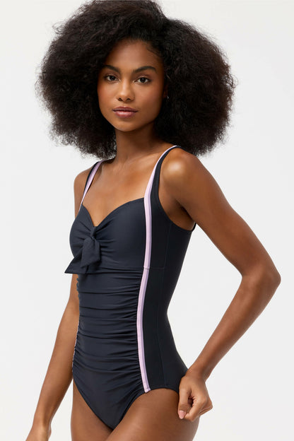 TIE RUCHED ONE PIECE - Johnny Was Exclusive