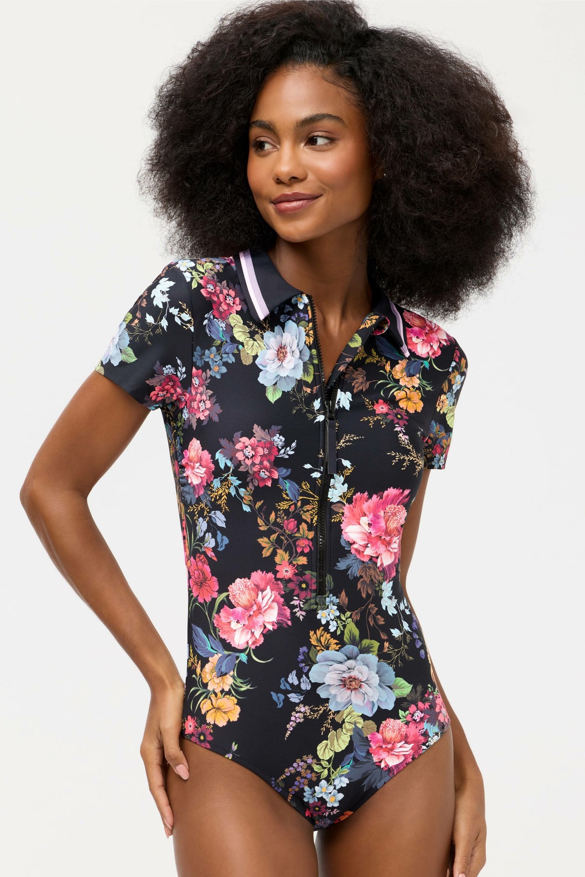 BACCARA SHORT SLEEVE POLO ONE PIECE - Johnny Was New
