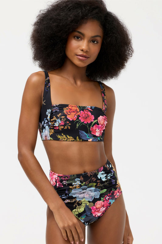 BACCARA RUCHED TANK BIKINI TOP - Johnny Was Featured