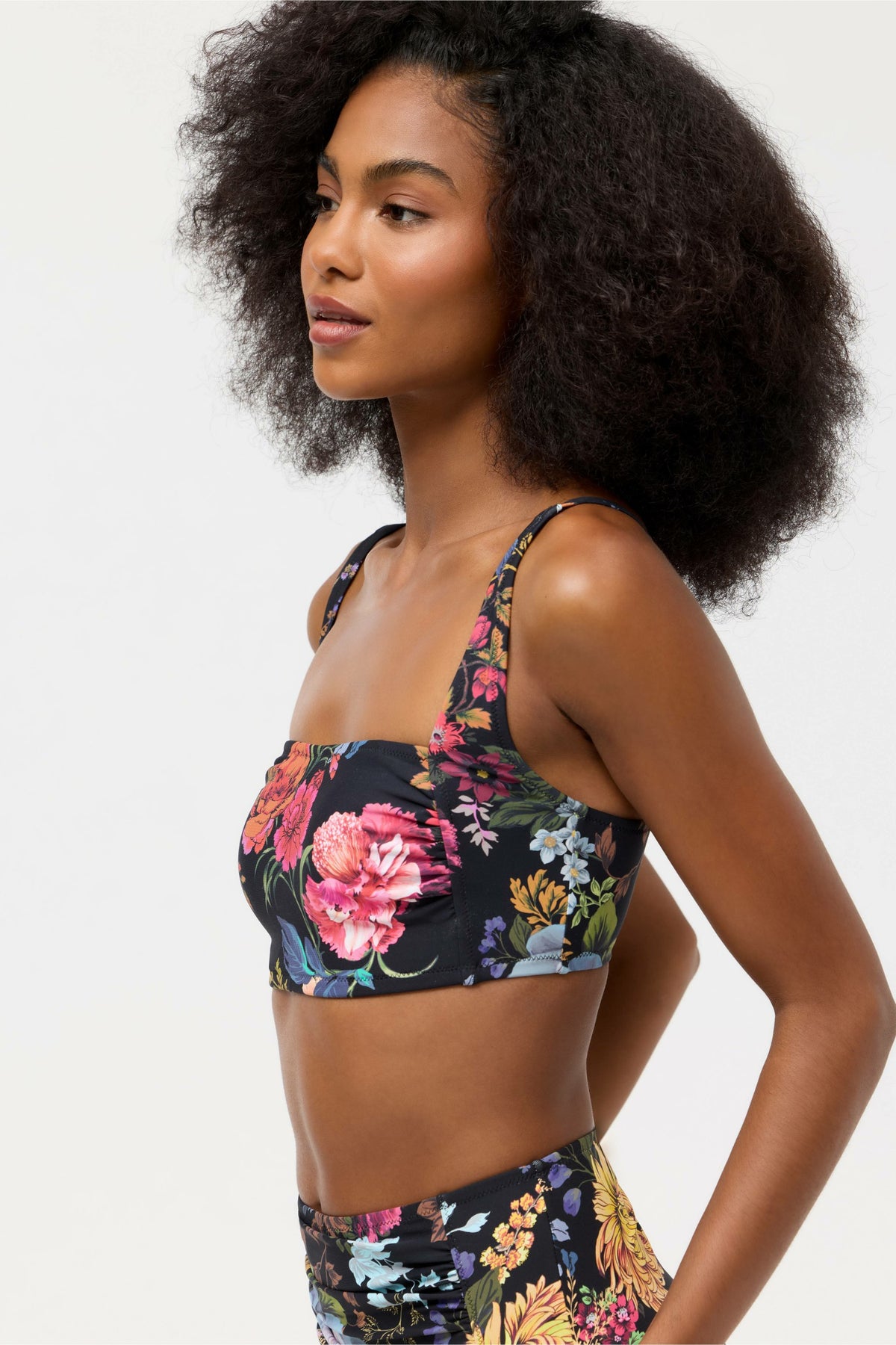 BACCARA RUCHED TANK BIKINI TOP - Johnny Was Featured