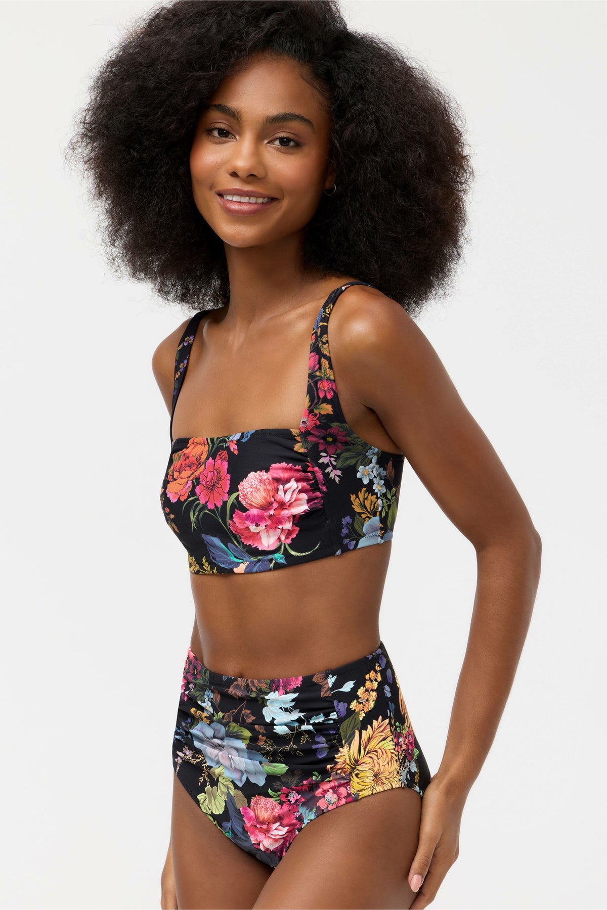 BACCARA RUCHED TANK BIKINI TOP - Johnny Was Featured