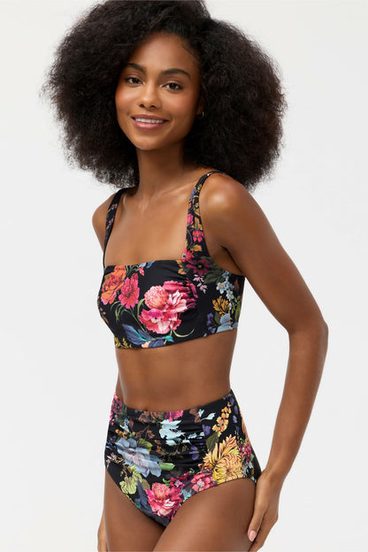 BACCARA RUCHED TANK BIKINI TOP - Johnny Was Featured