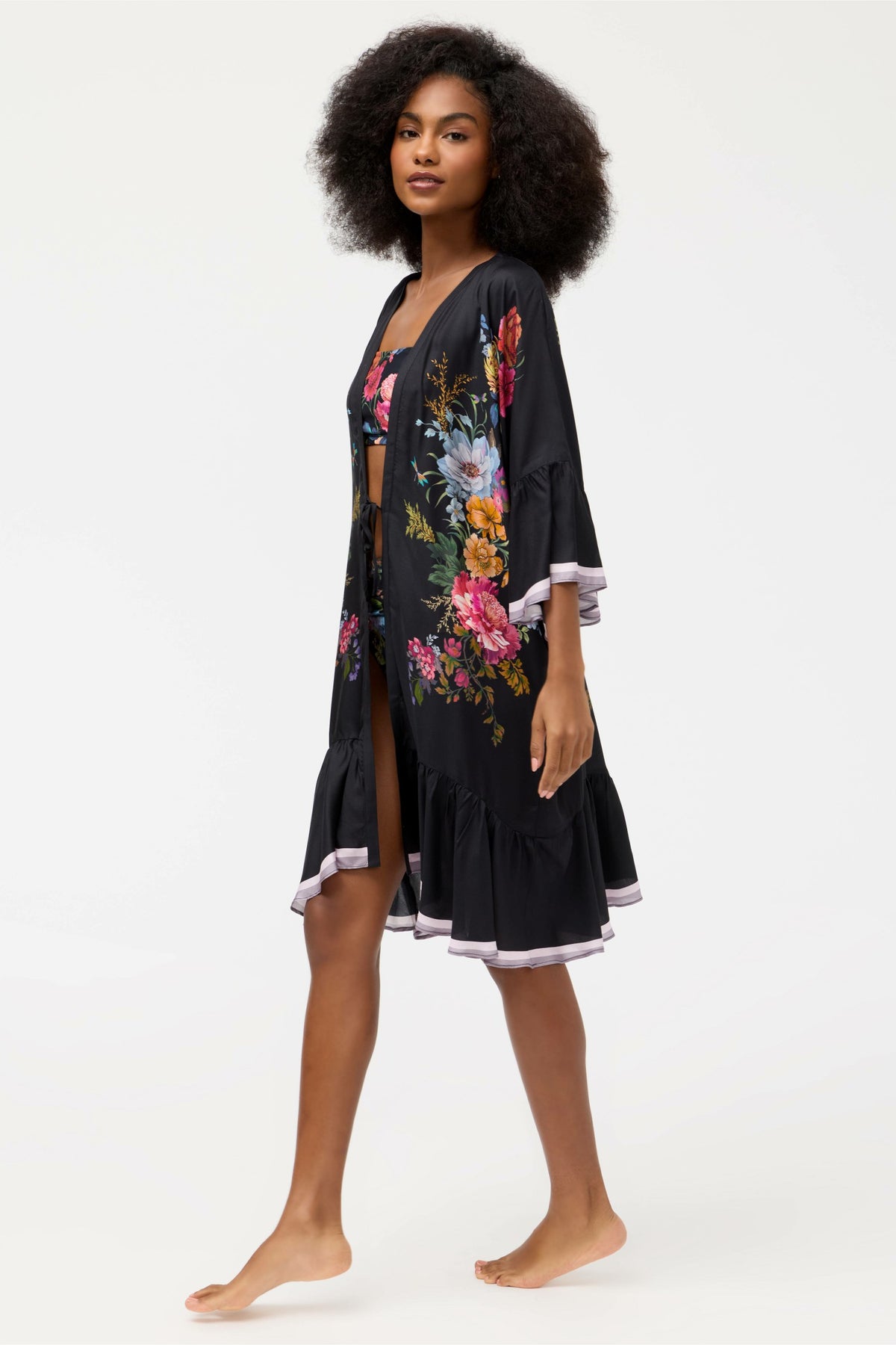 BACCARA RUFFLE KIMONO - Johnny Was Trending