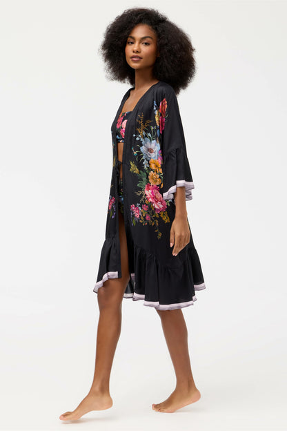 BACCARA RUFFLE KIMONO - Johnny Was Trending