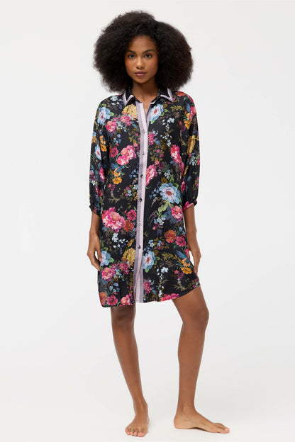 BACCARA BUTTON DOWN SHIRT DRESS - Johnny Was Recommended