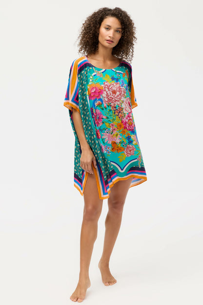SWEETSPIRE BOAT NECK KAFTAN - Johnny Was Exclusive