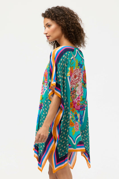 SWEETSPIRE BOAT NECK KAFTAN - Johnny Was Exclusive