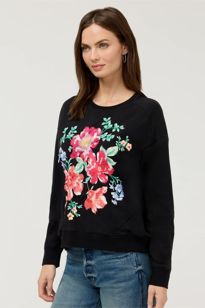 CELIORA SEAMED SWEATSHIRT - Johnny Was Signature