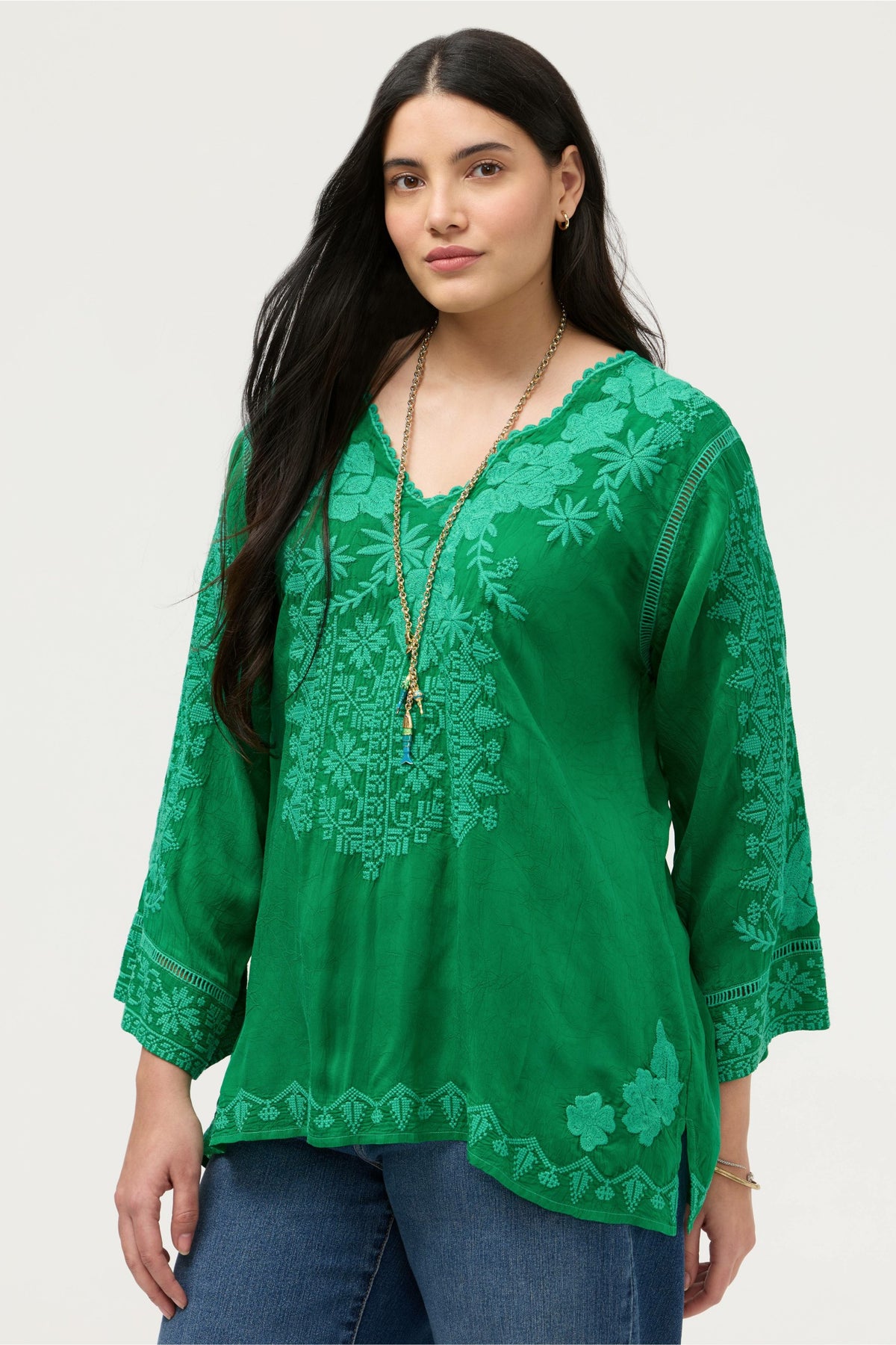 RIVEDA TONAL BLOUSE - Johnny Was New