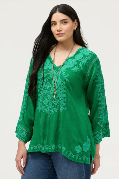 RIVEDA TONAL BLOUSE - Johnny Was New