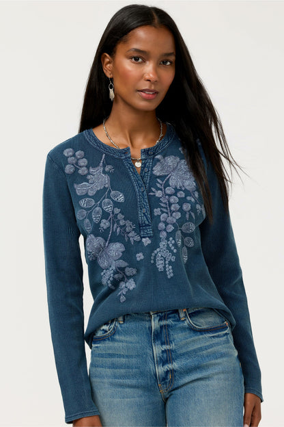 MIXED MEDIA HENLEY THERMAL - Johnny Was Popular