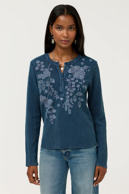 MIXED MEDIA HENLEY THERMAL - Johnny Was Popular