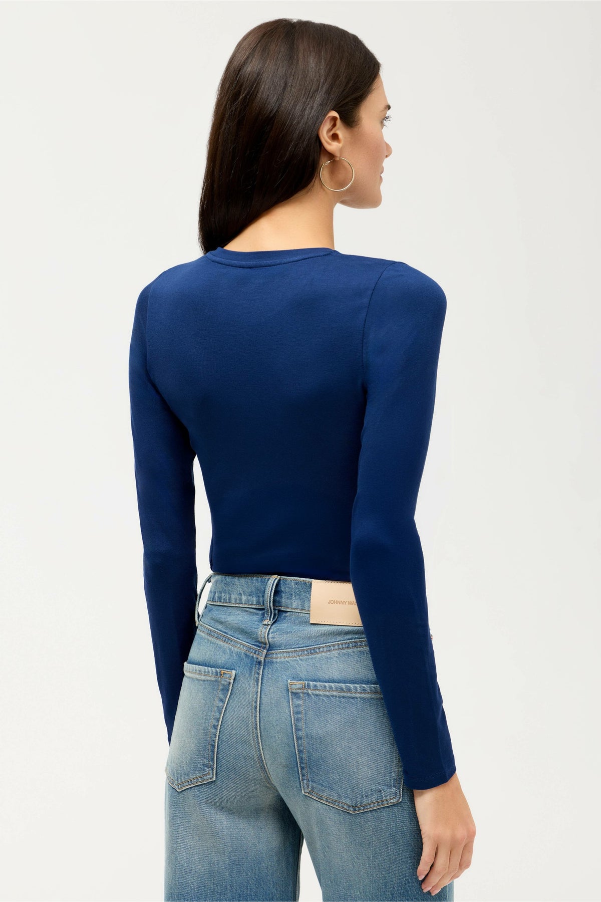 ESSENTIALS SOFT TOUCH LONG SLEEVE CREW NECK - Johnny Was Signature