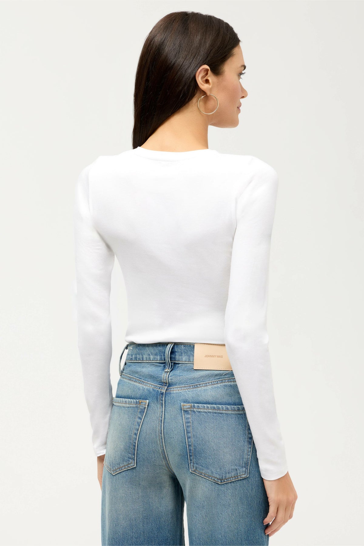 ESSENTIALS SOFT TOUCH LONG SLEEVE CREW NECK - Johnny Was Popular