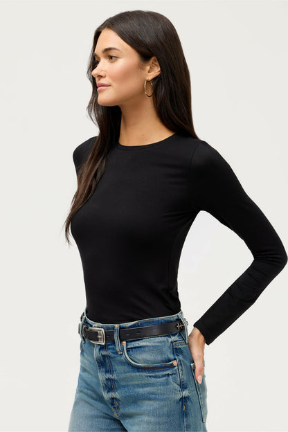 ESSENTIALS SOFT TOUCH LONG SLEEVE CREW NECK - Johnny Was Trending
