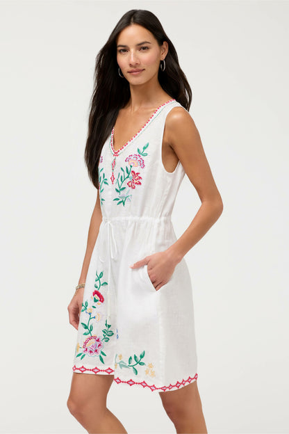 DRAWSTRING TANK DRESS - Johnny Was Exclusive