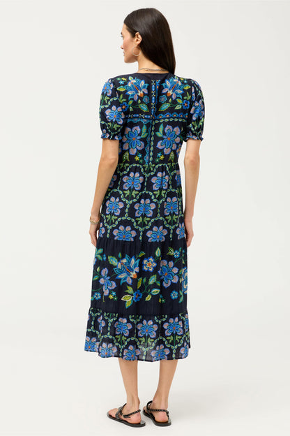 SHORT SLEEVE TIERED DRESS - Johnny Was New