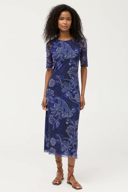 ASTRID MESH MIDI DRESS - Johnny Was Best Seller