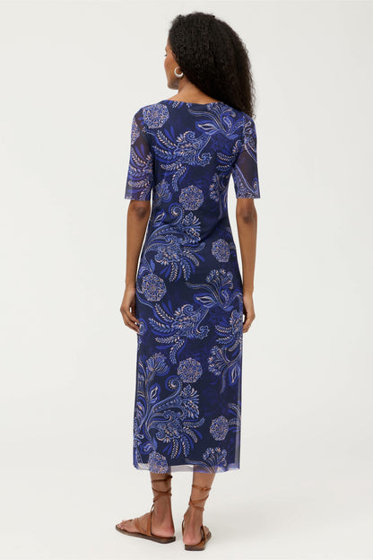 ASTRID MESH MIDI DRESS - Johnny Was Best Seller