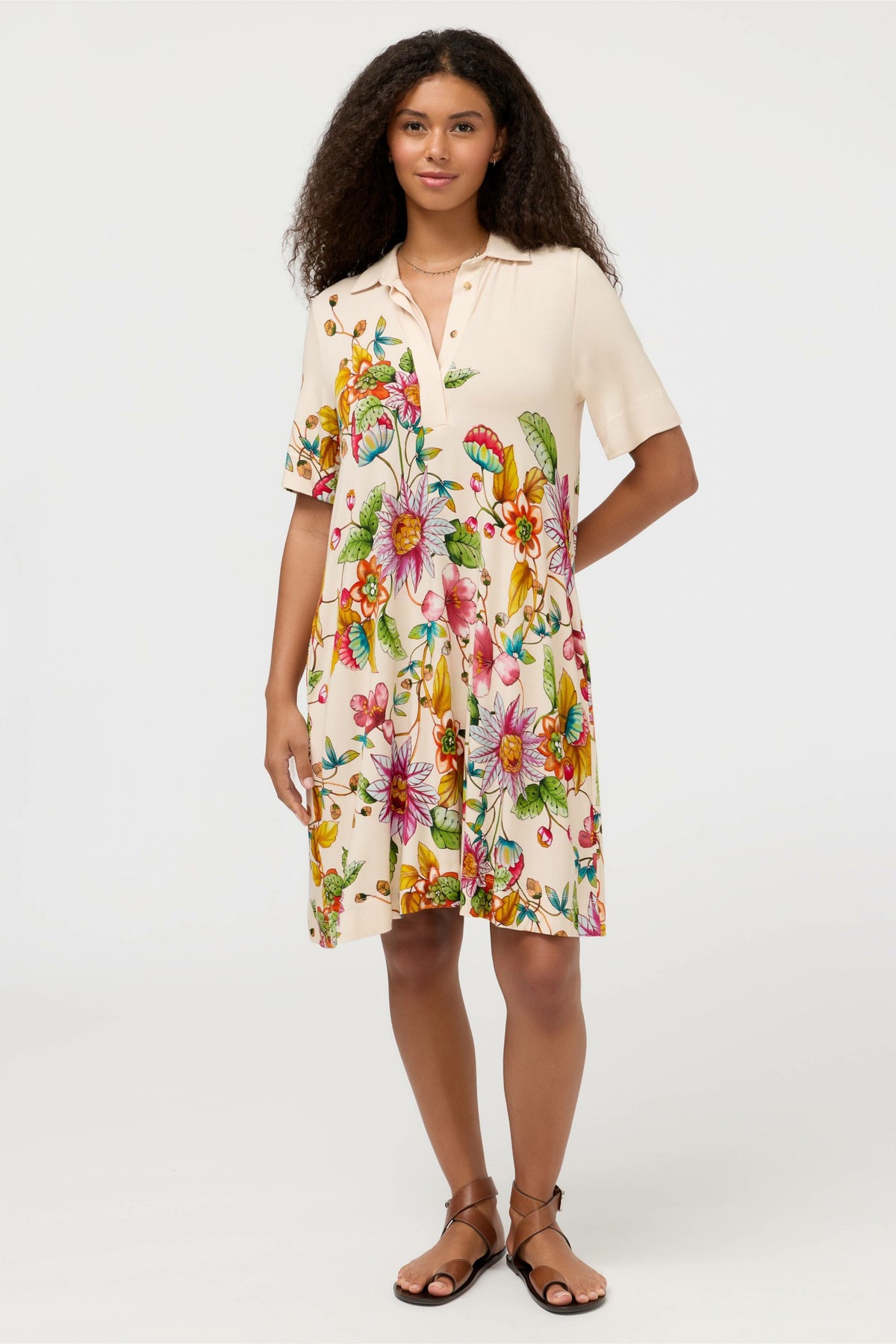 THE JANIE FAVORITE POLO SWING DRESS - Johnny Was New
