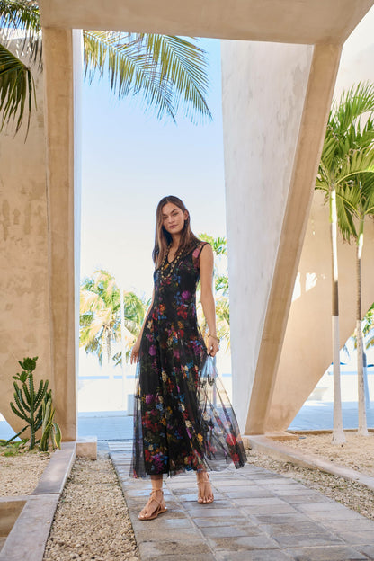 SOCORRO MESH DRESS - Johnny Was Featured