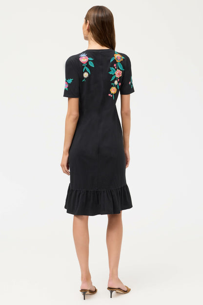RUFFLE HEM KNIT DRESS - Johnny Was Recommended