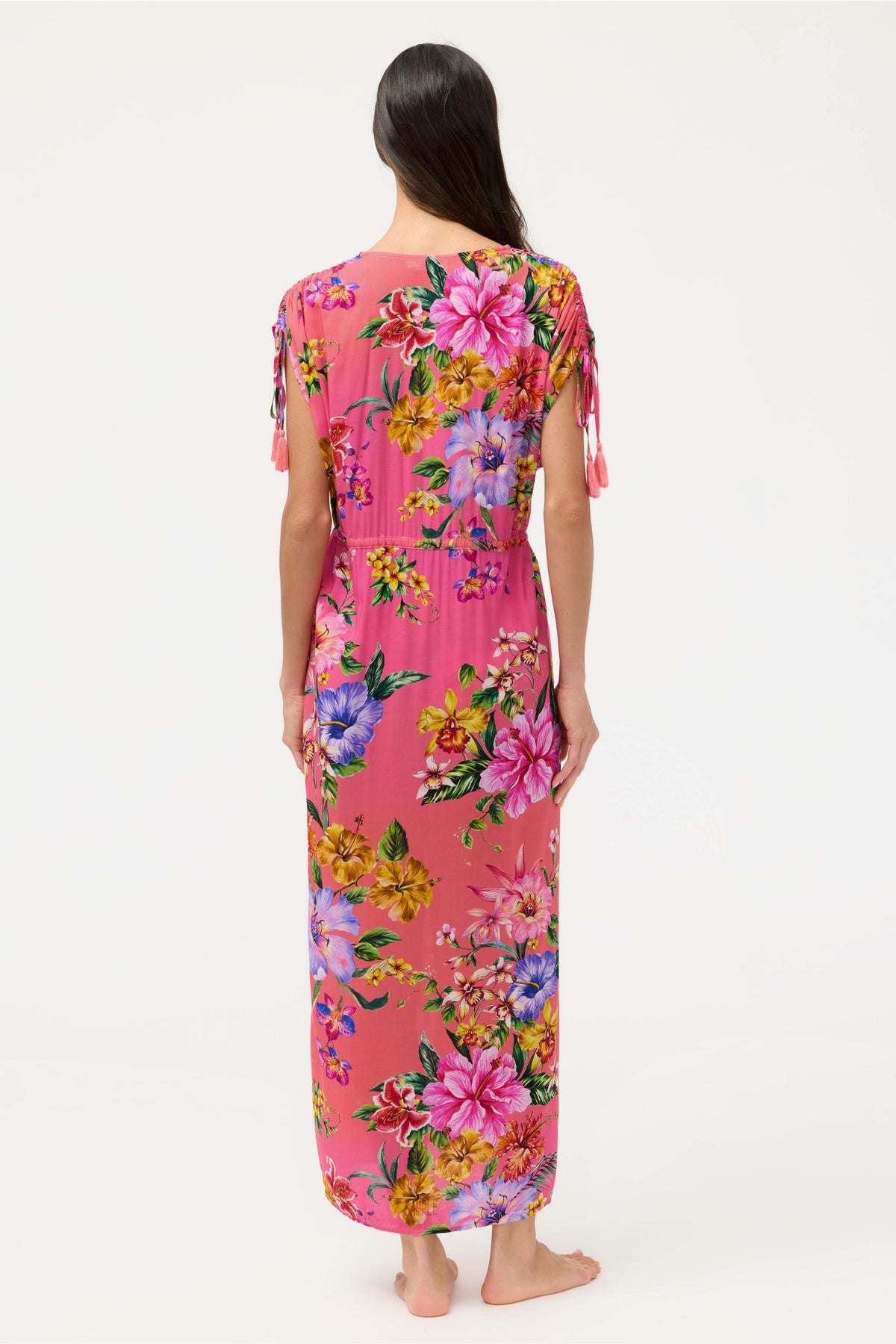 KAIRI DRAWCORD KAFTAN - Johnny Was New