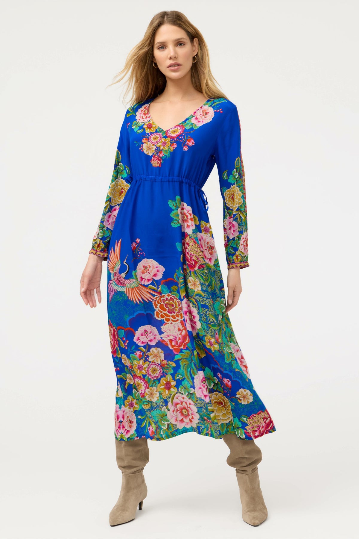 TIERED MAXI DRESS - Johnny Was Featured