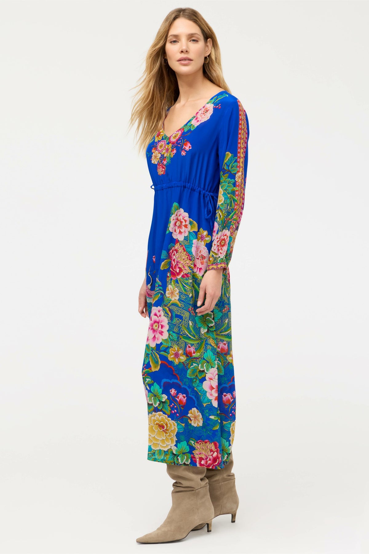 TIERED MAXI DRESS - Johnny Was Featured