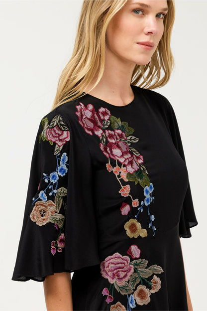 GINZA SILK MAXI DRESS - Johnny Was Recommended