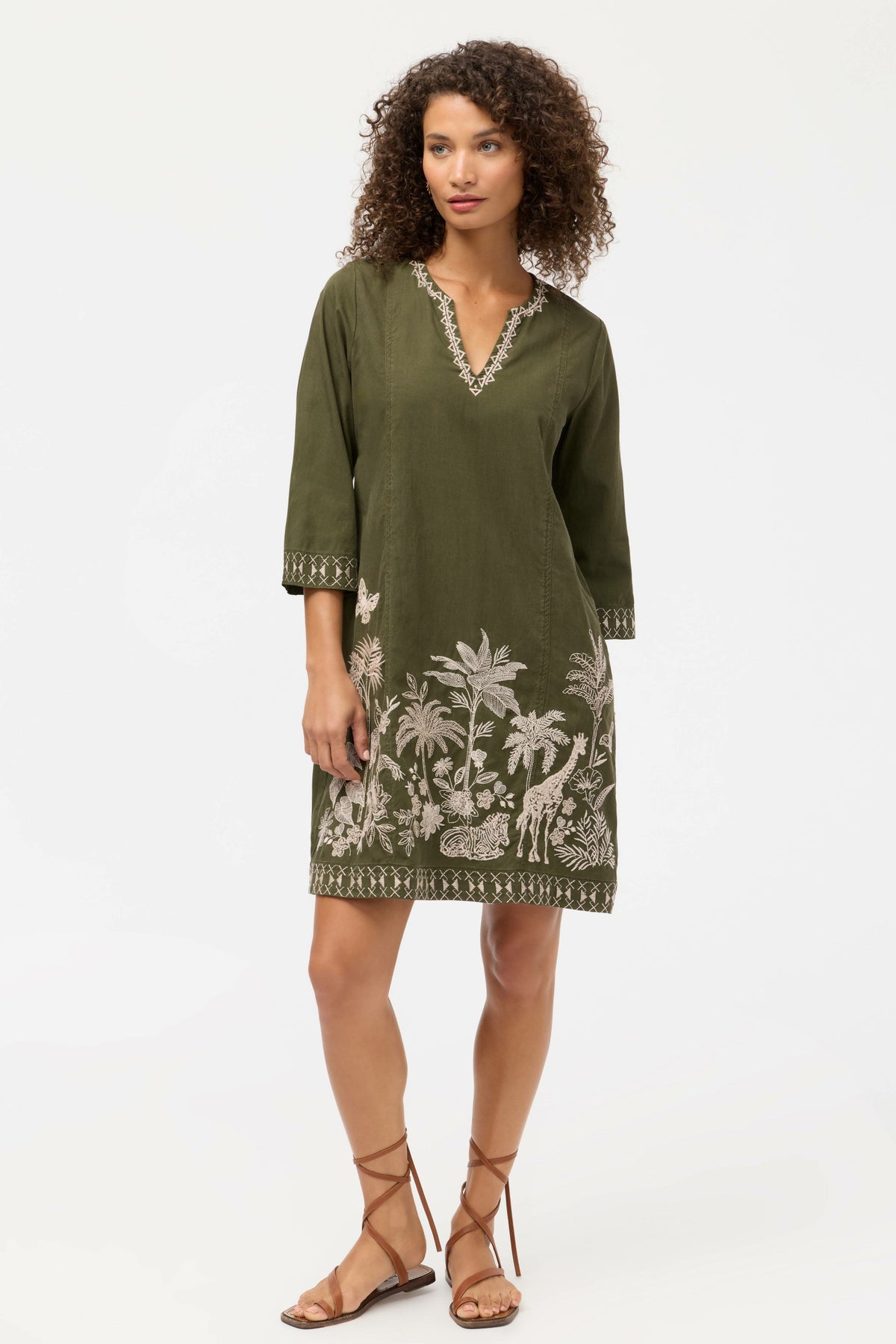 RILEY SEAMED SWING DRESS - Johnny Was Recommended