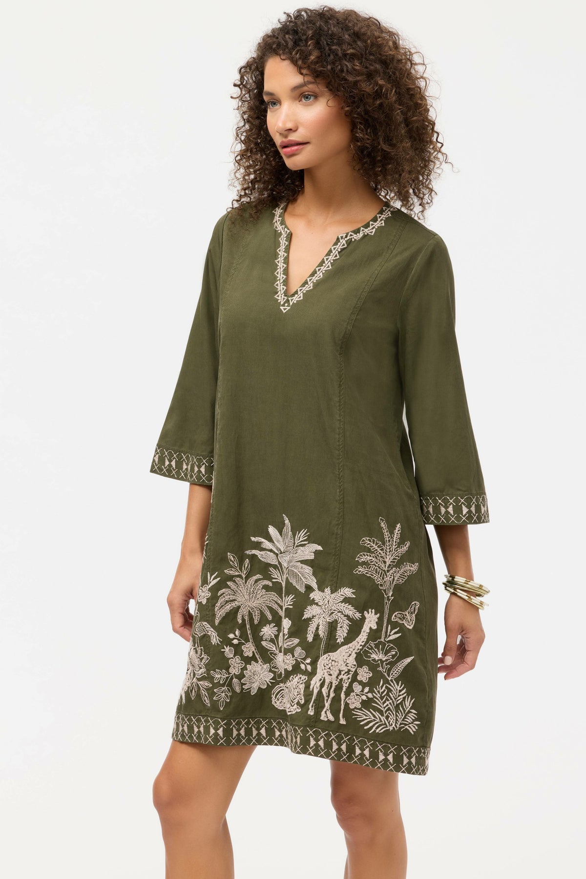 RILEY SEAMED SWING DRESS - Johnny Was Recommended