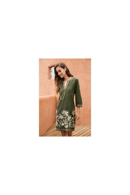 RILEY SEAMED SWING DRESS - Johnny Was Recommended