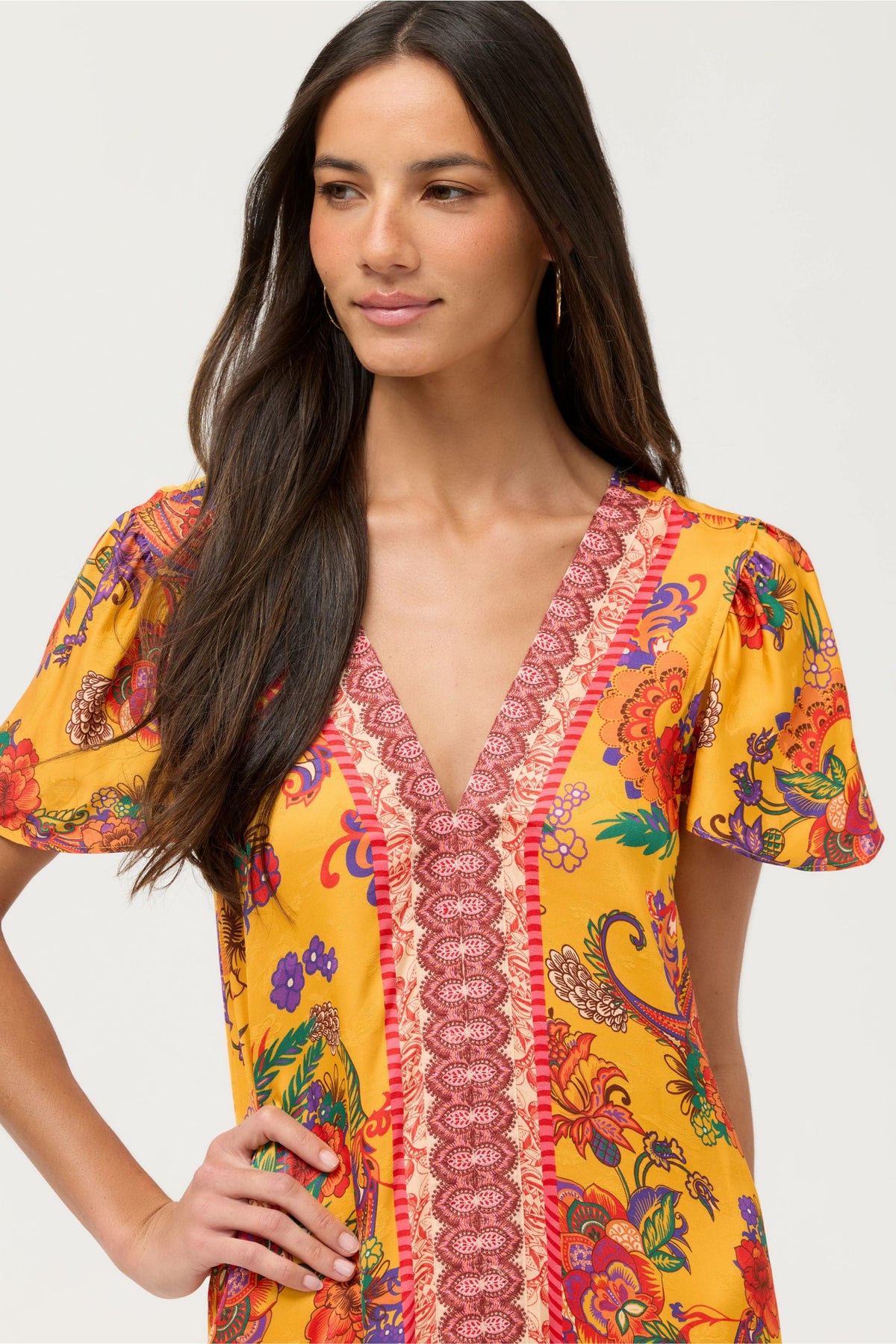 MIDI EVA DRESS - Johnny Was Exclusive