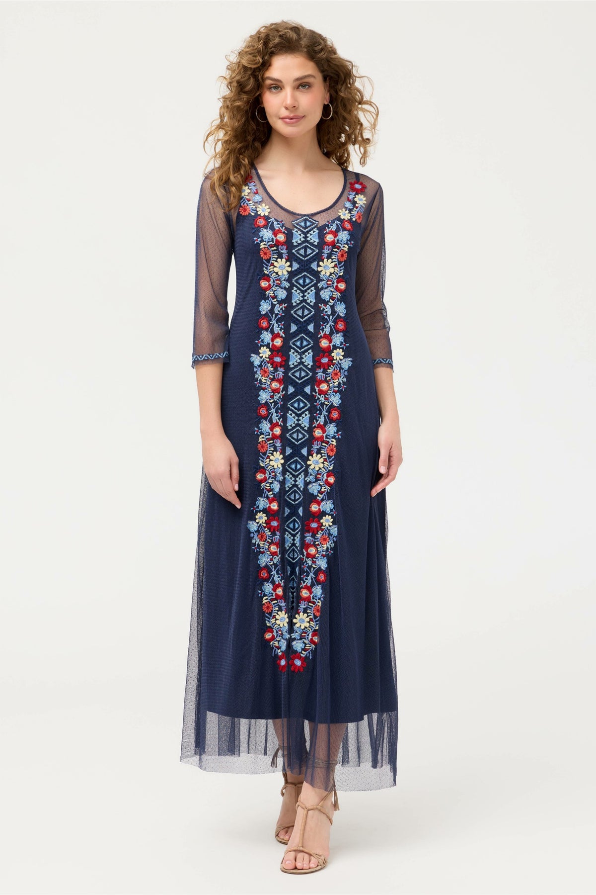 AIKO MESH DRESS - Johnny Was Best Seller
